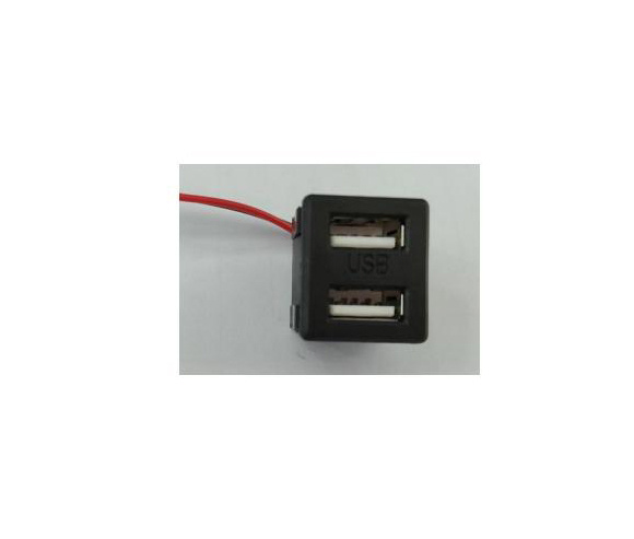 USB A+A 平口双口充电模块