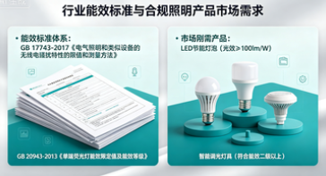 行业能效标准不断完善，合规照明产品成为市场刚需